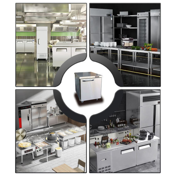 Redbowl Factory Custom High Quality Stainless Steel Bar Cafe Undercounter Warehousing & Supermarket Supplies