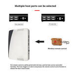 Smart Security Alarm ABS Material Supermarket Anti-theft System with 120DB Alarm and Remote Control