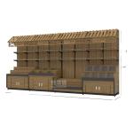 Wooden Racks for Grocery Food Products Wholesale Products in Bulk Supermarket Shelves Combination Promotional Shelving Candy/nut